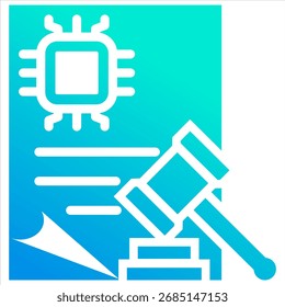 AI-Regel-Icon-Element für Design