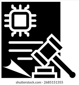 AI-Regel-Icon-Element für Design