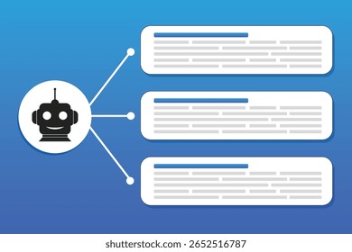 AI Rewriting, escrever artigos, SEO geração de conteúdo usando modelos de rede inteligente artificial e neural ai. A IA gera novos textos ao processar entradas usando modelos de linguagem treinados em vasto corpo