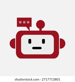 Ícone de Chatbot do assistente do robô AI