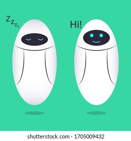 Ai Robot Cute Illustration Vector