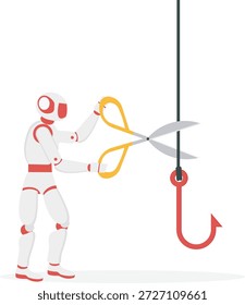 Gancho del sistema de corte de robots de IA para modificación estratégica