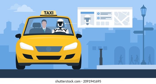 1,537 Robot Taxi Images, Stock Photos & Vectors | Shutterstock