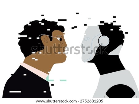 AI robot and human interaction: the impact of artificial intelligence on human brain and risk of over-reliance on AI systems.