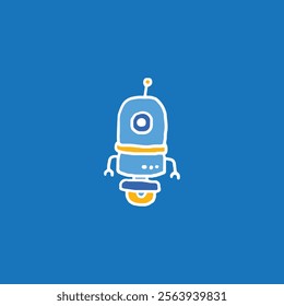 AI Robot Icon for Artificial Intelligence, Automation, and Innovation