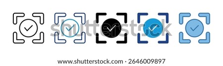 Ai Scan Icon Element For Design
