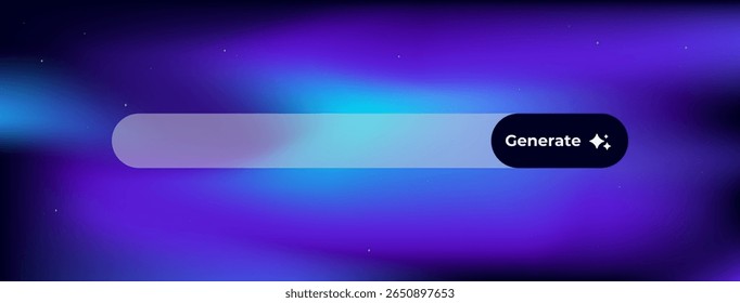 Ai search bar interface designed for artificial intelligence usage and enhanced user experience.