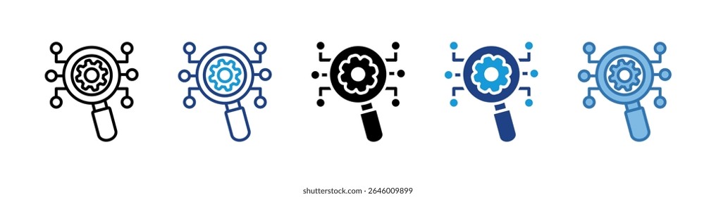 Ai Search Icon Element For Design