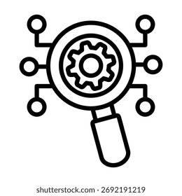 Ai Search Icon Element For Design