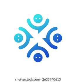 AI Security System Logo Biometric Circuit Logo