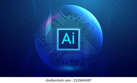 Ai semiconductor circuit board in sphere shield. Cloud network abstract data analysis. Database system with sphere shield.