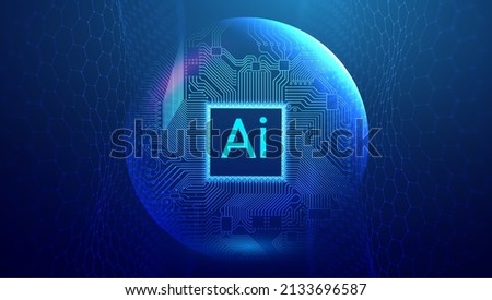 Ai semiconductor circuit board in sphere shield. Cloud network abstract data analysis. Database system with sphere shield.