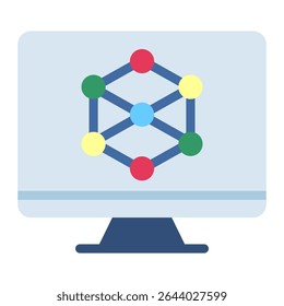 Icon der Luftsimulation zur Illustration