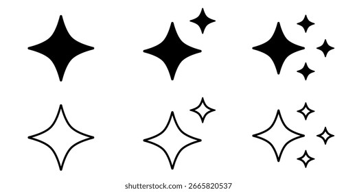 Ai star icon. Artificial Intelligence icon.