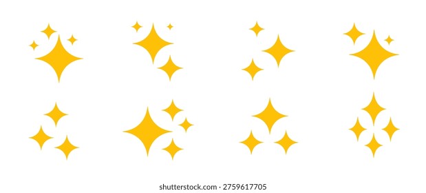 Ai star logo symbol sparkle. Artificial smart ai star vector icon shape illustration concept