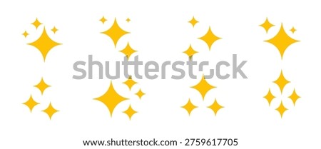 Ai star logo symbol sparkle. Artificial smart ai star vector icon shape illustration concept