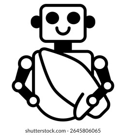 Ícone do Instrutor de Surf AI com estilo misto e base perfeita de pixels. Adequado para design de site, logotipo, aplicativo e interface do usuário. Baseado no tamanho do ícone em geral, para que ele possa ser reduzido.