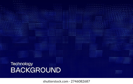 Ai tech background with abstract dot line pattern and bokeh effect. Design education big data, future digital network, business connect and science concept for banner, web or presentation.