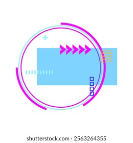 ai tech banner cartoon. blockchain cloud, data analytics, iot automation ai tech banner sign. isolated symbol vector illustration