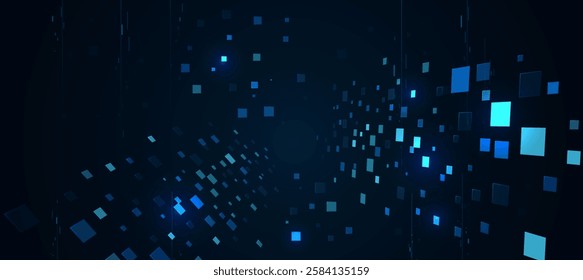 AI technology background, AI processing chip futuristic digital wallpaper for business or presentations and tech event poster EPS 10