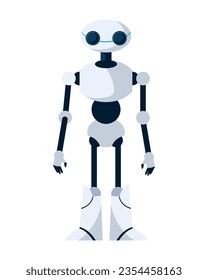 Icono de estatus de ciborg de tecnología de IA aislado