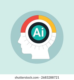 Ferramentas de IA Tecnologia Vetor Ícones Definir Estilo Plano