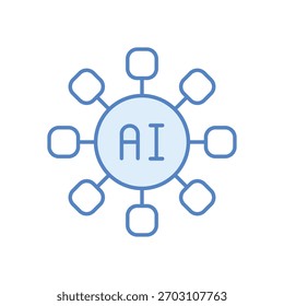 Ilustração de stock do ícone Ai Vetor