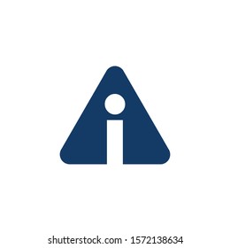 AI vector logo modern graphic concept