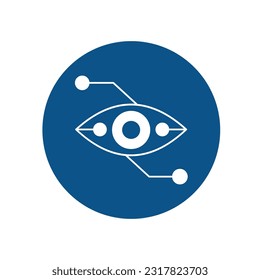 Ai View  Vector Icon with trendy background colors that can easily edit or modify 

