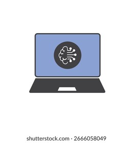 AI Virtual Assistant Reconhecimento de Voz no Laptop com Cérebro de Rede Neural