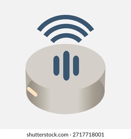 Ícone de Suporte do Assistente de voz do AI