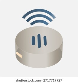 Ícone de Suporte do Assistente de voz do AI