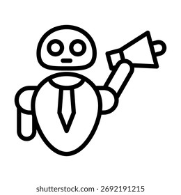 Ai Voice Icon Element For Design