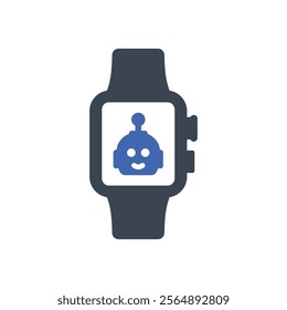 Ai watch icon, Vector graphics