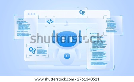 AI workflow automation artificial intelligence. ai agent dashboard automation system with processing, data analytic flow, coding steps and process flow.