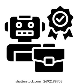 Elemento De Ícone Do Ai Workforce Para Design