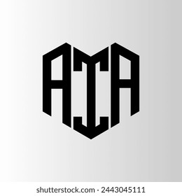 AIA letter logo abstract design. AIA unique design. AIA.
