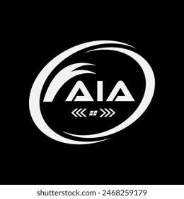 AIA letter logo Design. AIA Simple and modern monogram logo. AIA Abstract Alphabet vector Design.