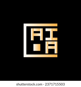 AIA letter logo vector design, AIA simple and modern logo. AIA luxurious alphabet design  