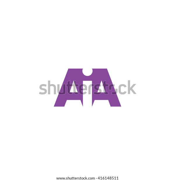 Aia Logo Vector Graphic Branding Letter : image vectorielle de stock ...