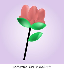aicon 3 d material Valentine love eleents graphic design