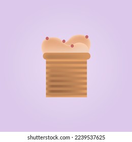aicon 3 d material Valentine love eleents graphic design