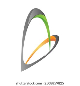 aicon abstract logo for business on white background
