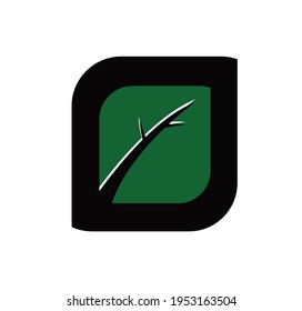 aicon green leaf with vector format