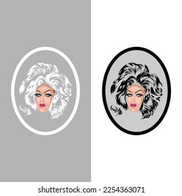 aicon logo of a person looking in the mirror on the wall