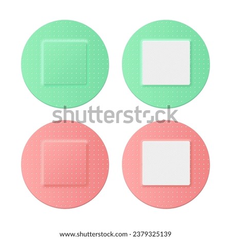 Aid band plaster strip vector icon. Wound aid band isolated first heal sticky design plaster icon