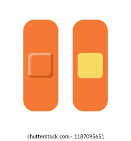 aid bandages flat icon. You can be used aid bandages icon for several purposes like: websites, UI, UX, print templates, promotional materials, info-graphics, web and mobile phone apps.