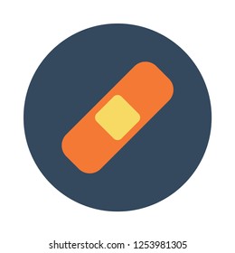aid bandages flat icon. You can be used aid bandages icon for several purposes like: websites, UI, UX, print templates, promotional materials, info-graphics, web and mobile phone apps.