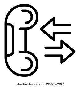 Aid call icon outline vector. World person. Medical map