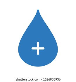 aid drop glyph colour vector icon
